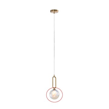 Rabalux - Reservglas till ljuskrona ROSEHIP G9 Ø 15 cm