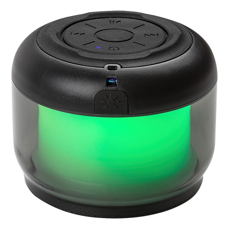 Rabalux - RGB Bordslampa med en högtalare RGB/3W/3,7V 500mAh