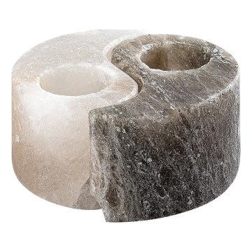 Rabalux - Saltlampa - ljusstake grå/vit
