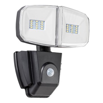 Rabalux - Solcellstrålkastare med sensor LED/12W/3,7V IP44