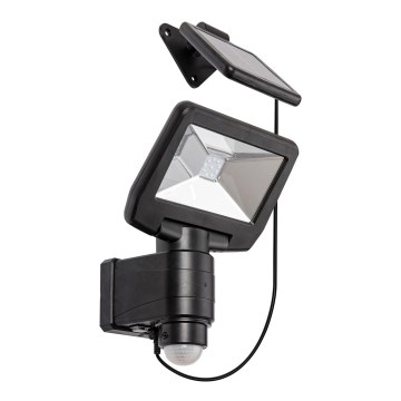 Rabalux - Solcellstrålkastare med sensor LED/5W/3,7V IP44