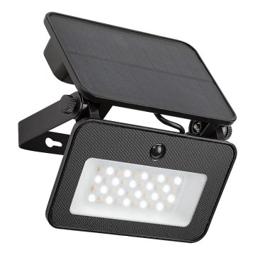 Rabalux - Solcellstrålkastare med sensor LED/6W/3,7V 3000/4000/6500K IP65
