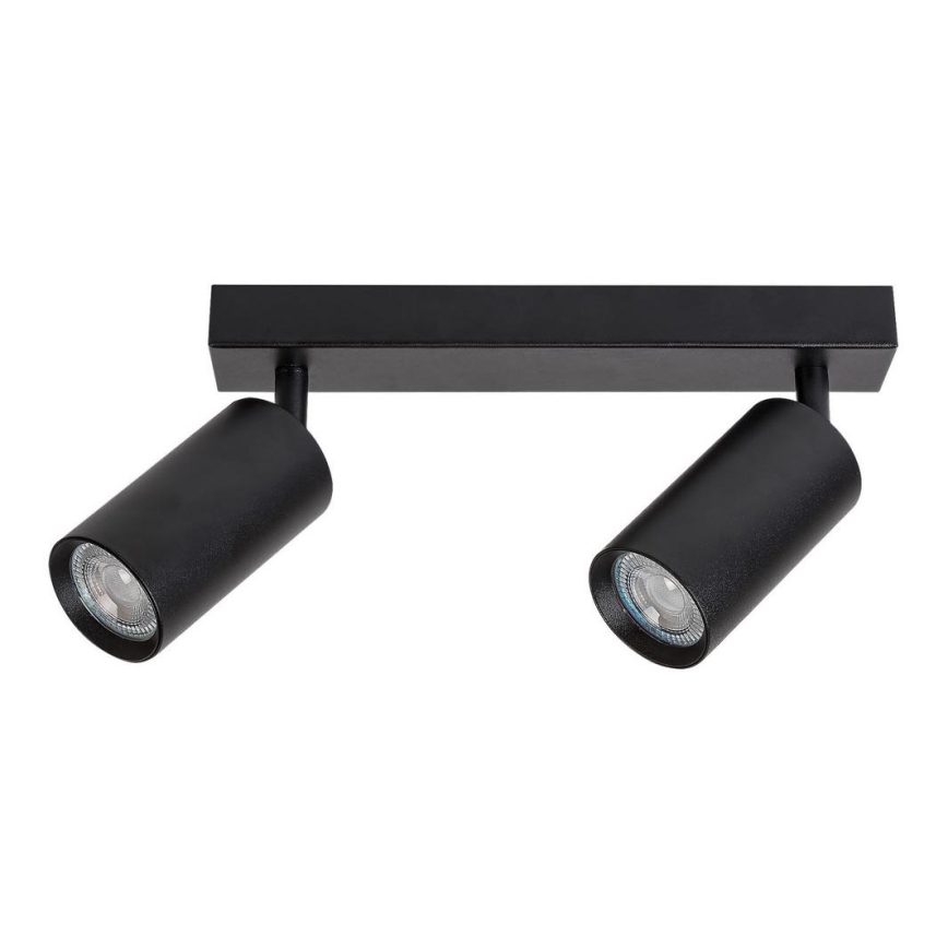 Rabalux - Tak spotlight 2xGU10/25W/230V svart
