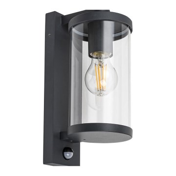 Rabalux – Utomhus Väggbelysning med sensor 1×E27/60W/230V IP44