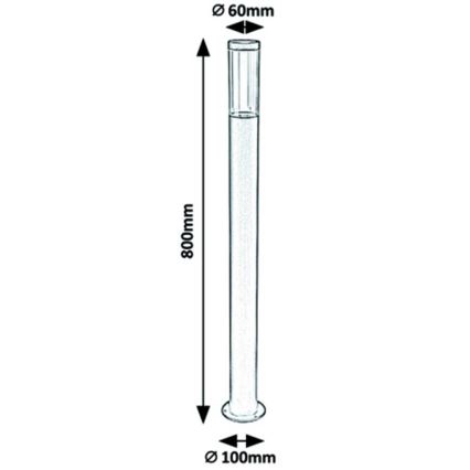 Rabalux - Utomhuslampa 1xGU10/7W/230V IP44