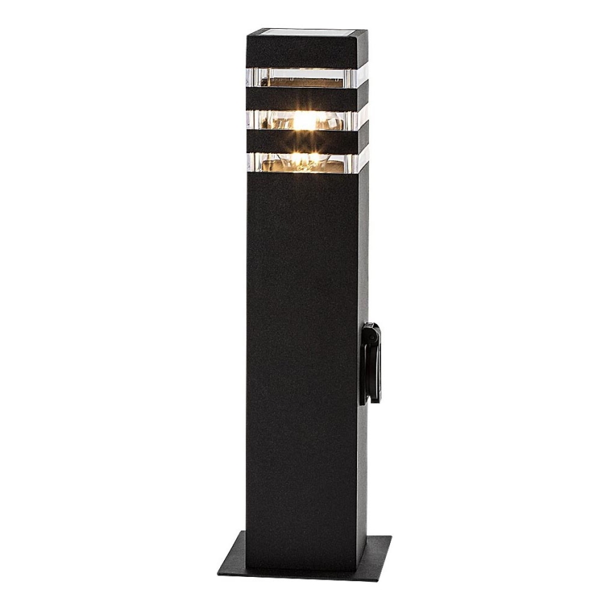 Rabalux - Utomhuslampa med kontakt 1xE27/12W/230V IP44