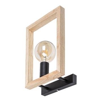 Rabalux - Vägglampa 1xE27/40W/230V svart/bok
