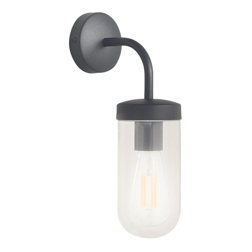 Rabalux - Vägglampa för badrum 1xE27/60W/230V IP44 svart