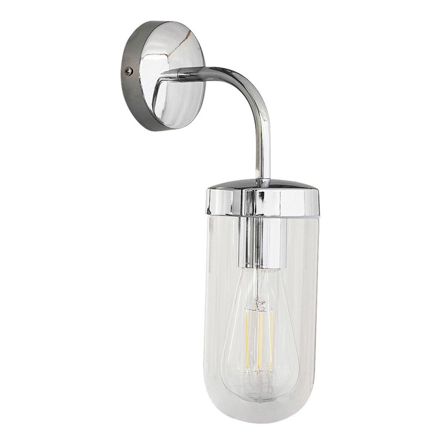 Rabalux - Vägglampa för badrum 1xE27/60W/230V skinande krom
