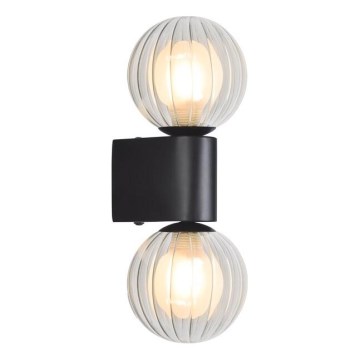 Rabalux - Vägglampa för badrum 2xG9/3,5W/230V IP44 svart