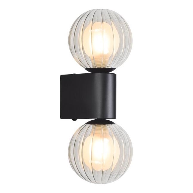 Rabalux - Vägglampa för badrum 2xG9/3,5W/230V IP44 svart