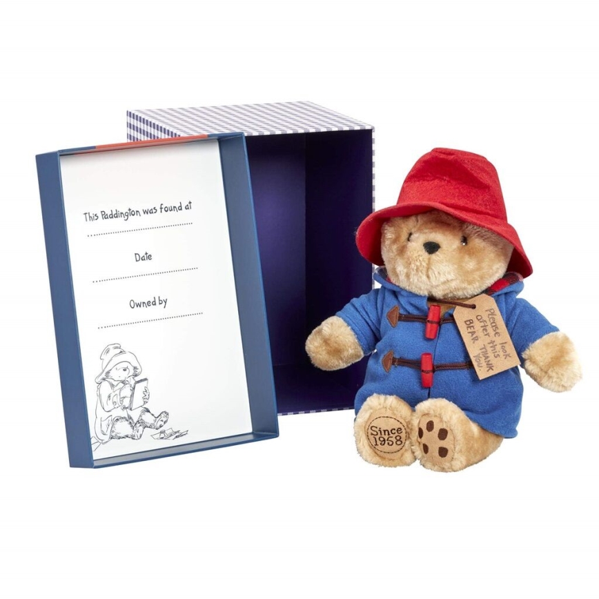 Rainbow - Plysch Paddington i presentbox