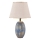 RAMZES 1xE27/40W/230V krämfärgad/blå bordslampa