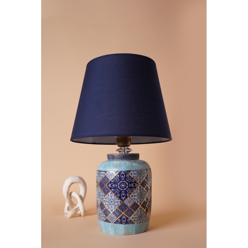 RAMZES bordlampa 1xE27/40W/230V blå