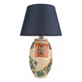 RAMZES Bordlampe 1xE27/40W/230V blå/beige