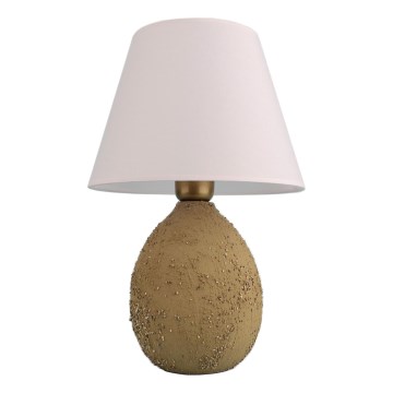 RAMZES bordlampe 1xE27/40W/230V hvid/brun