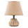 RAMZES bordslampa 1xE27/40W/230V crème/guld