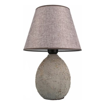 RAMZES Bordslampa 1xE27/40W/230V Grå
