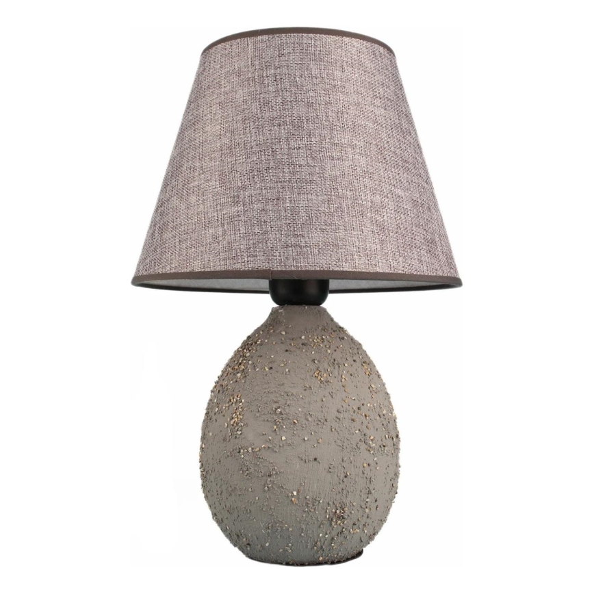 RAMZES Bordslampa 1xE27/40W/230V Grå