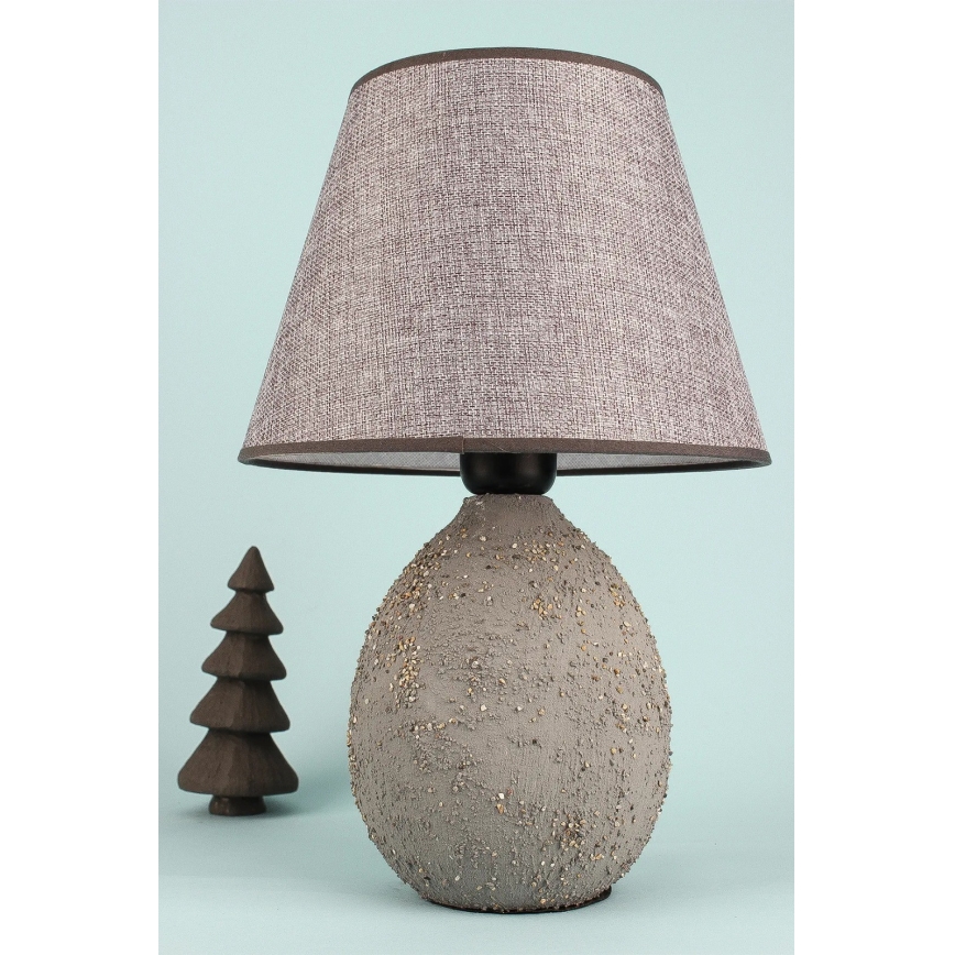 RAMZES Bordslampa 1xE27/40W/230V Grå