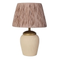 RAMZES bordslampa 1xE27/40W/230V krämfärgad/brun