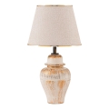 RAMZES Bordslampa 1xE27/40W/230V krämfärgad/guld