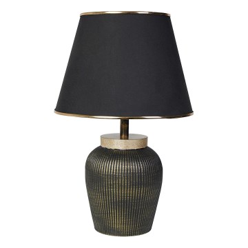 RAMZES bordslampa 1xE27/40W/230V svart/guld