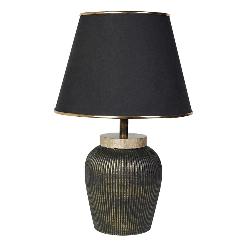 RAMZES bordslampa 1xE27/40W/230V svart/guld