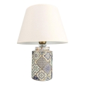 RAMZES bordslampa 1xE27/40W/230V vit/grå