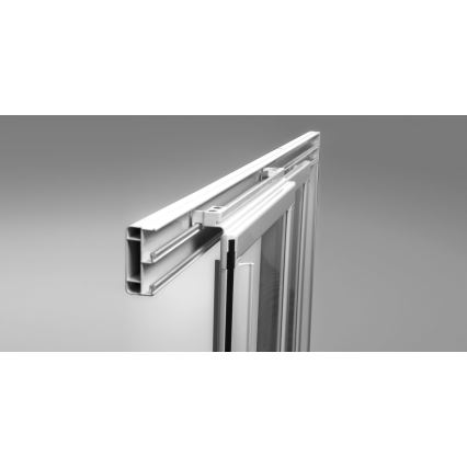 Ravak 00V701R211 - Tredelade duschdörrar SUPERNOVA 90 x 198 cm, vit