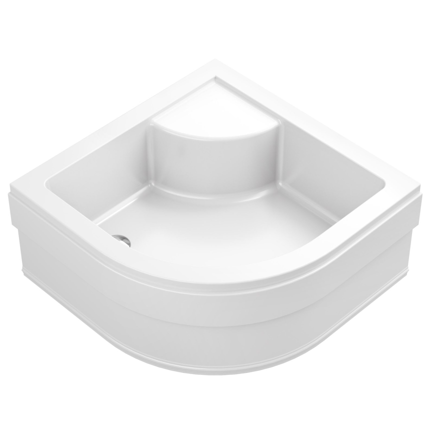 Ravak A217001020 - Kvadrantformat duschkar SABINA 90x90 cm vit