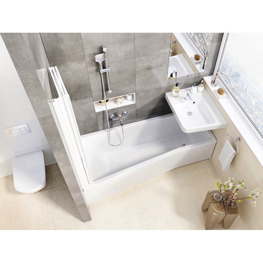 Ravak X07P012 - Duschstång 66,5 cm i blank krom