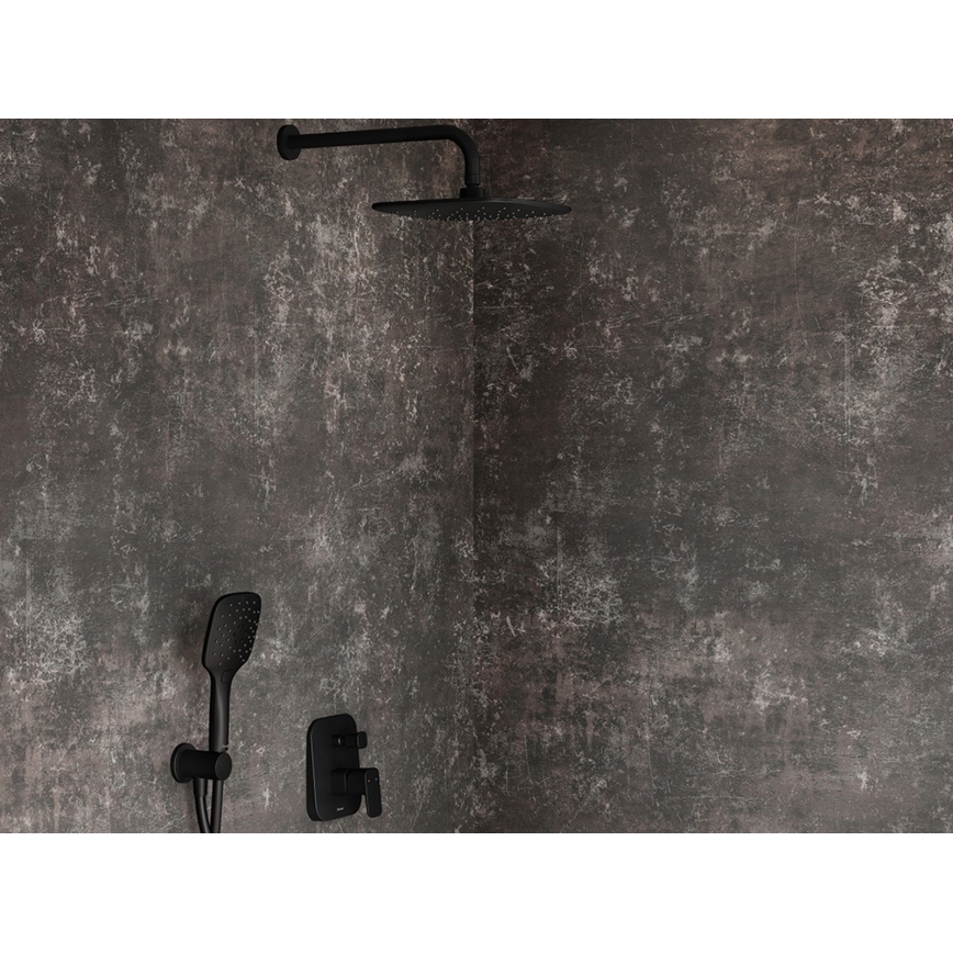 Ravak X07P569 - svart handdusch med tryckknapp