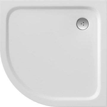 Ravak XA244401010 - Kvartsrunt duschkar ELIPSO 80x80 cm vit