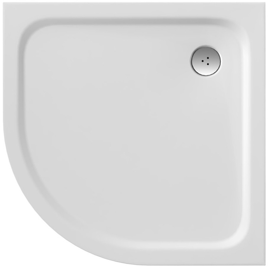 Ravak XA244401010 - Kvartsrunt duschkar ELIPSO 80x80 cm vit