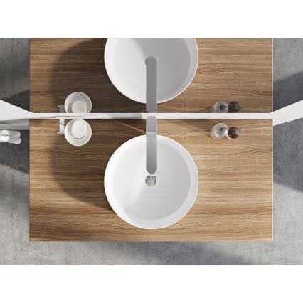 Ravak XJX01140001 - Handfat för bänkskiva UNI Ø 40 cm keramik/vit