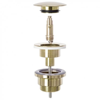 REA-A2360 - Tvättställsventil CLICK-CLACK Ø 6,4 cm, guld