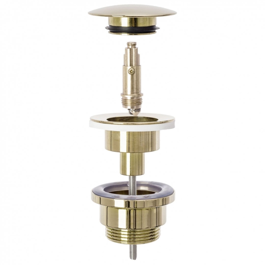 REA-A2360 - Tvättställsventil CLICK-CLACK Ø 6,4 cm, guld