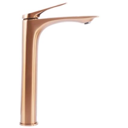 REA-B0493 - Tvättställsblandare AVALON 30 cm borstad koppar