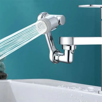 REA-B0660 - Svängbar adapter för tvättställsblandare, blank krom