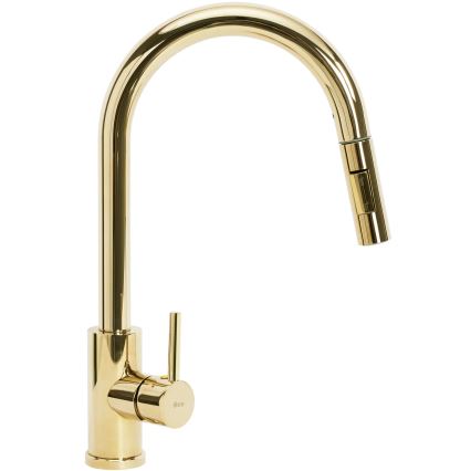 REA-B0669 - Köksblandare med utdragbar handdusch FRESH 39,5 cm guld