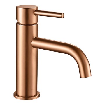 REA-B1112 - Tvättställsblandare LUNGO 16,5 cm borstad koppar