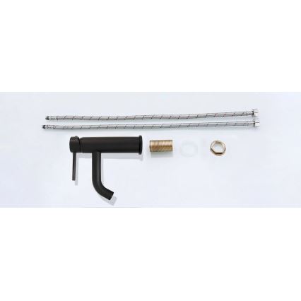 REA-B4102 - Tvättställsblandare LUNGO 16,5 cm svart