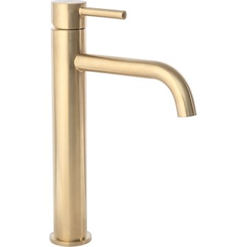 REA-B4526 - Tvättställsblandare LUNGO 28 cm borstad guld
