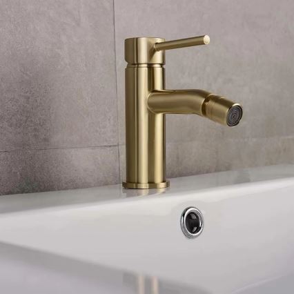 REA-B4702 - Bidéblandare LUNGO 17 cm, borstad guld