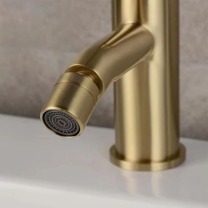 REA-B4702 - Bidéblandare LUNGO 17 cm, borstad guld