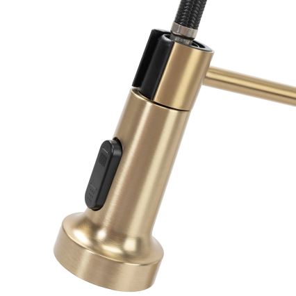 REA-B4821 - Köksblandare COLIN med utdragbar handdusch, 42,5 cm, borstad guld