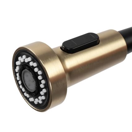 REA-B4821 - Köksblandare COLIN med utdragbar handdusch, 42,5 cm, borstad guld