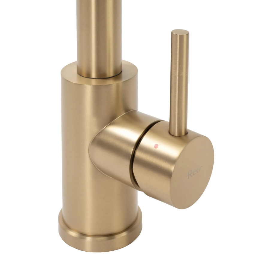 REA-B4821 - Köksblandare COLIN med utdragbar handdusch, 42,5 cm, borstad guld