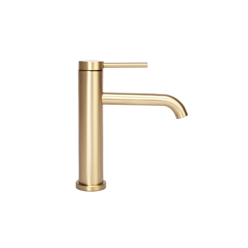 REA-B5323 - Tvättställsblandare CLIF 20,5 cm borstad guldfinish